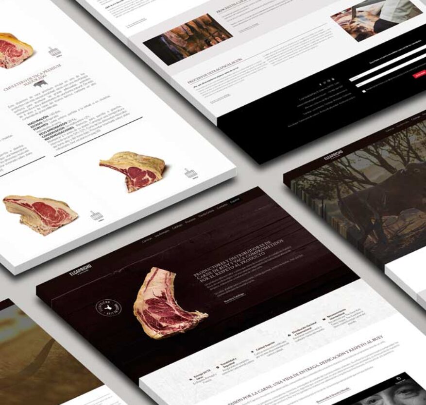 Diseño web Cárnicas El Capricho Diseño web Cárnicas El Capricho