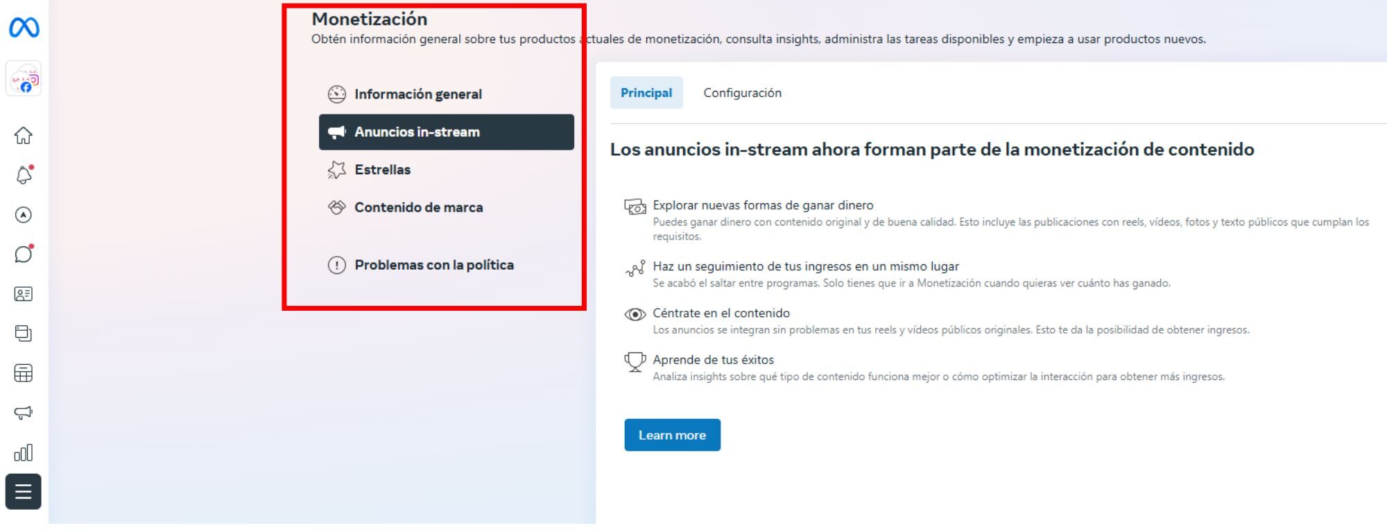 Etiquetado productos en Meta Business Suite