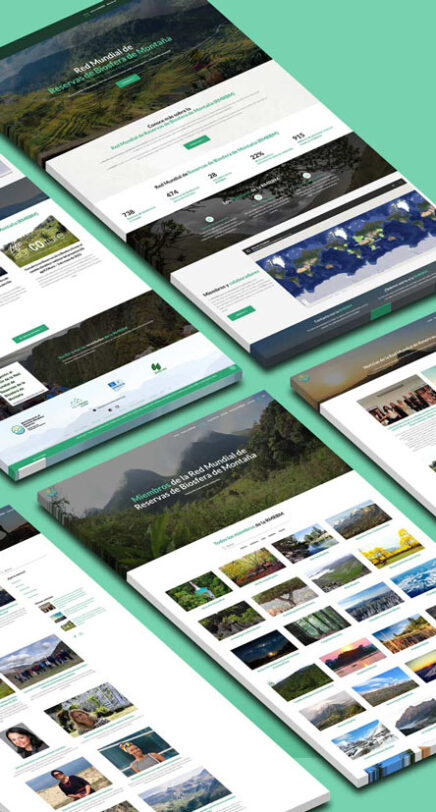 Diseño web Mountain Biosphere Diseño web Mountain Biosphere