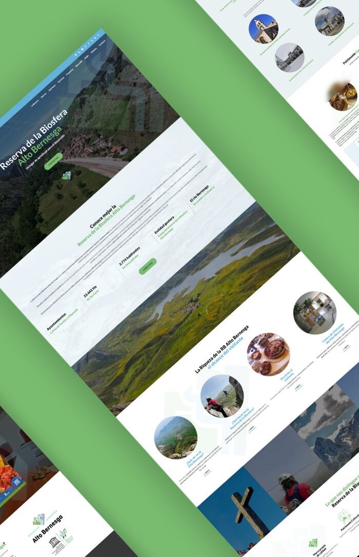 Reserva de la Biosfera Alto Bernesga · Diseño web Reserva de la Biosfera Alto Bernesga · Diseño web