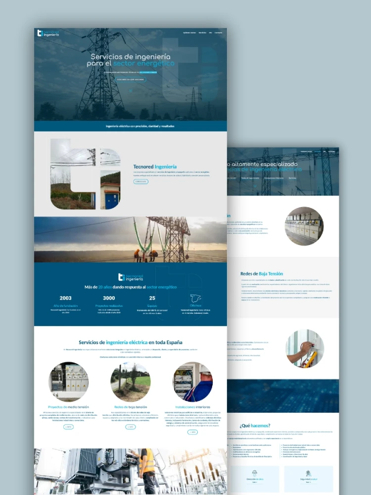 Tecnored · Diseño web