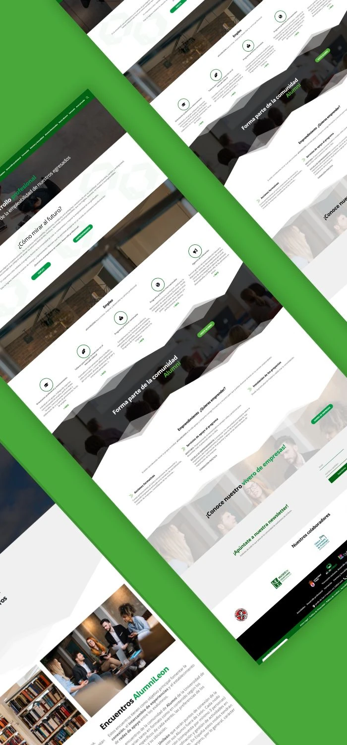 Diseño web Alumni León