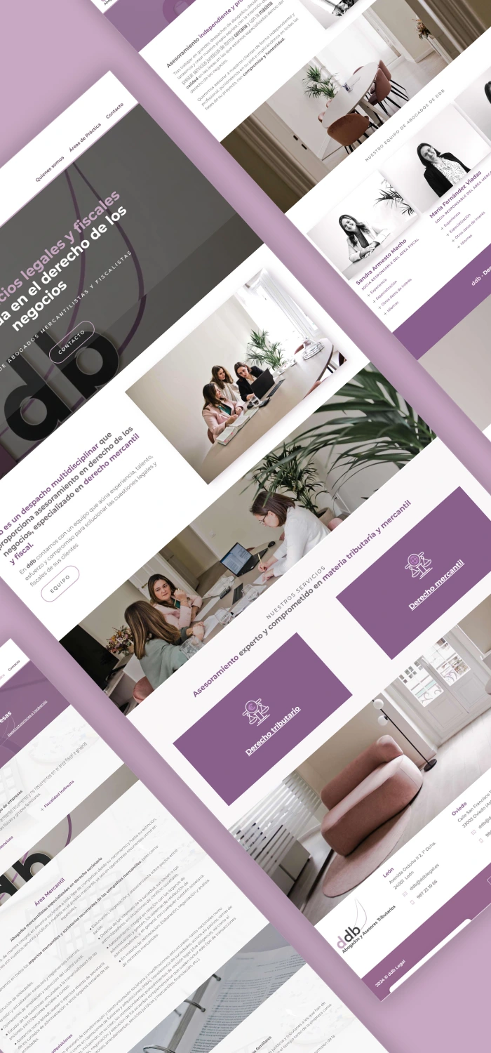 Diseño web DDB Legal