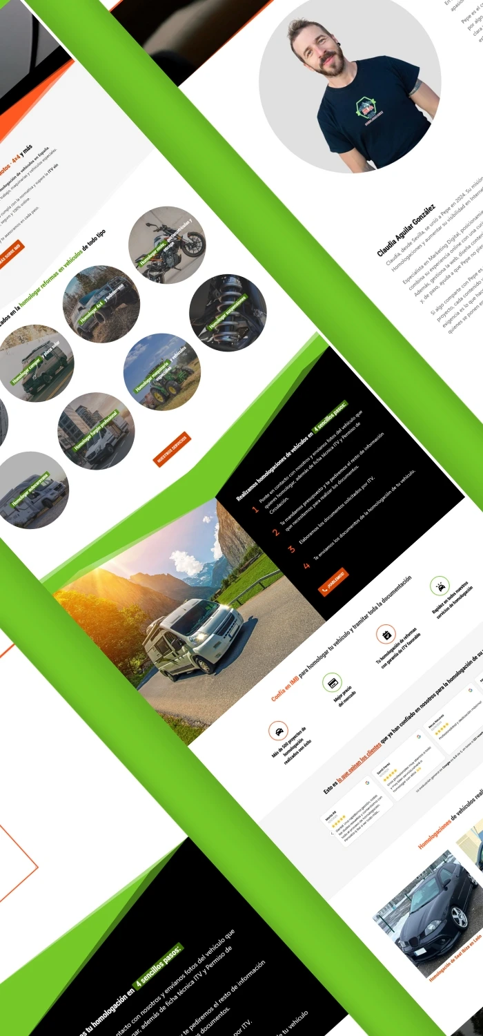Diseño web · IMB Homologaciones
