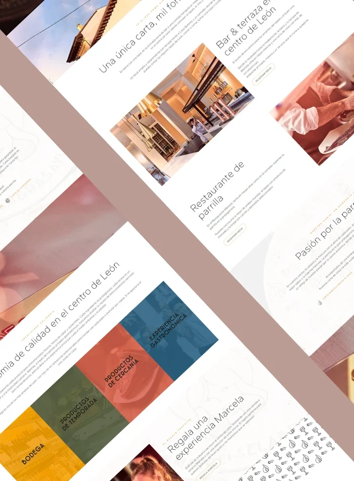 Marcela · Diseño web