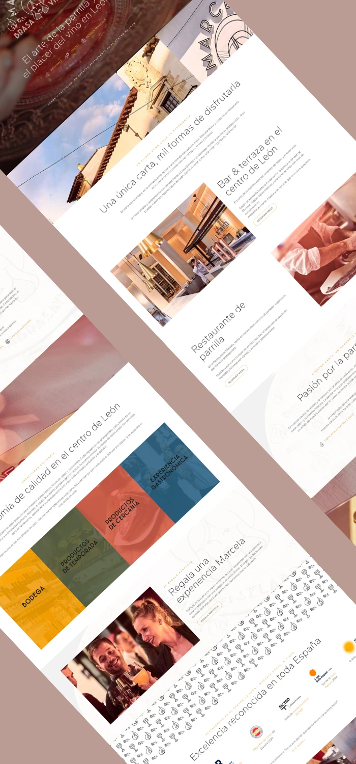 Marcela · Diseño web