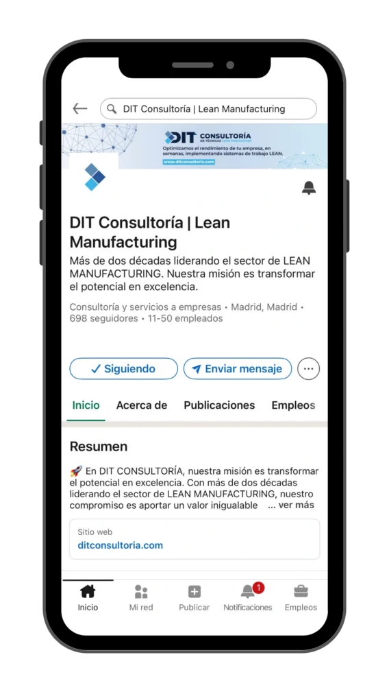 Mockup redes sociales DIT Consultoría Mockup redes sociales DIT Consultoría