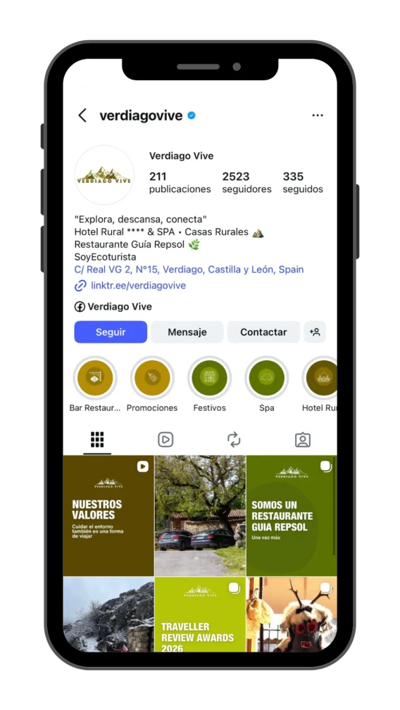 Mockup redes sociales Verdiago Vive Mockup redes sociales Verdiago Vive