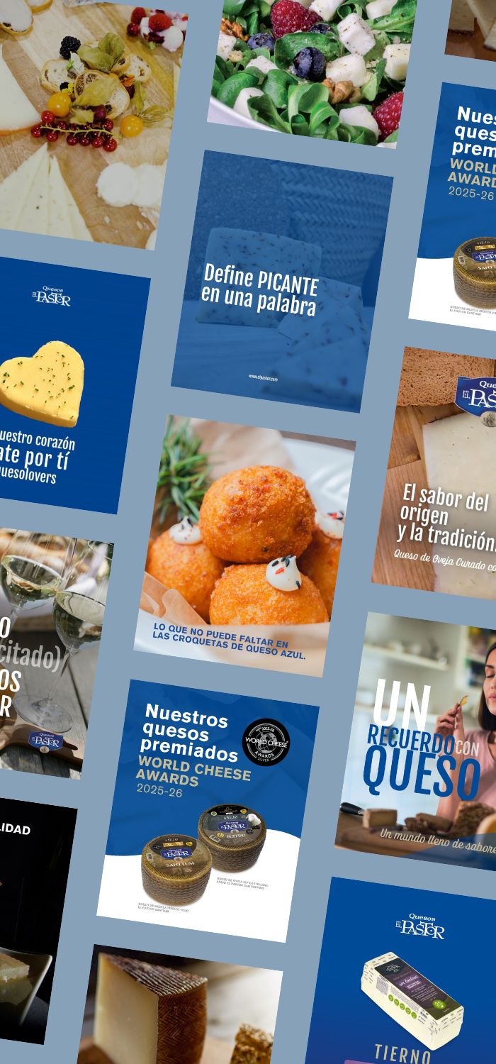 Mockup Quesos el Pastor redes sociales