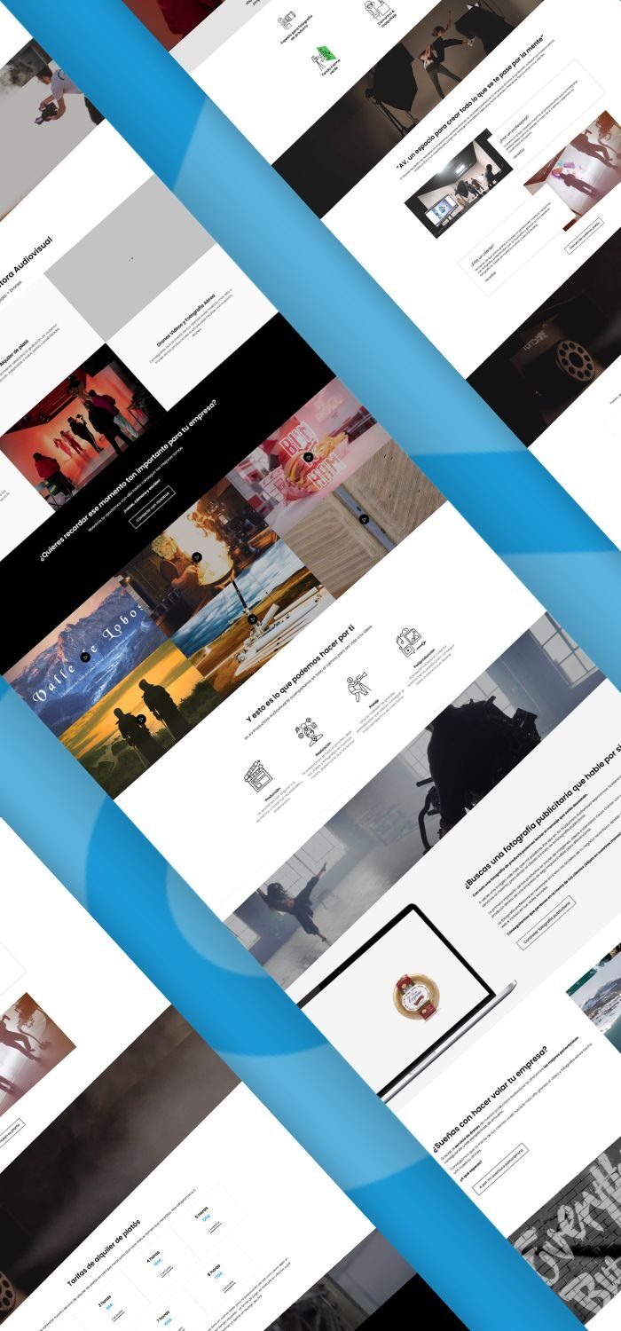AV Productora · Diseño web