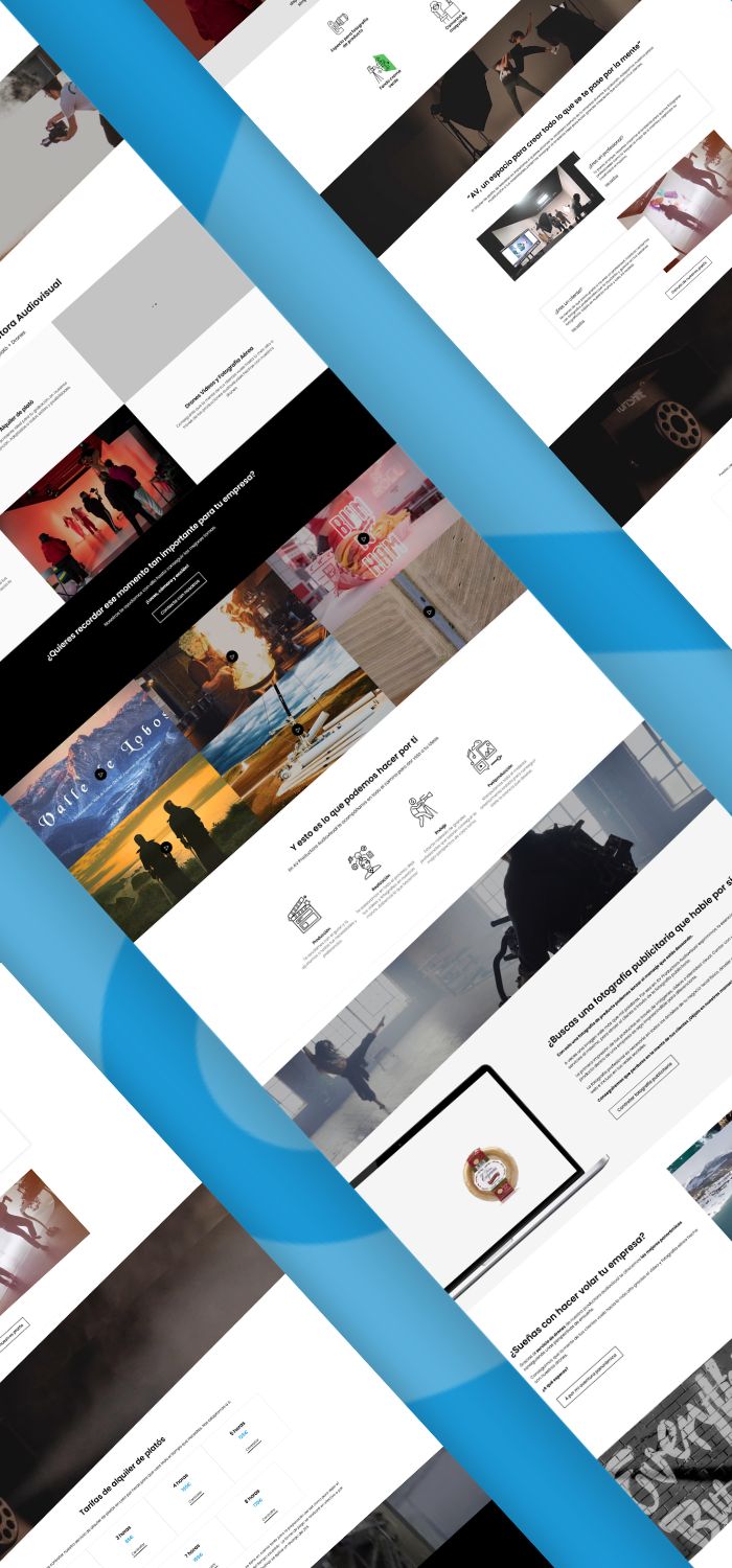 AV Productora · Diseño web