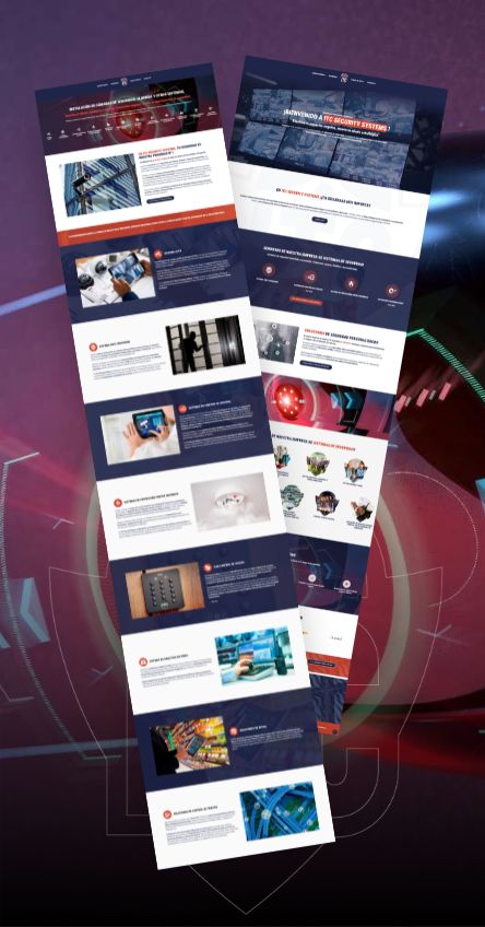 ITC Seguridad · Diseño web