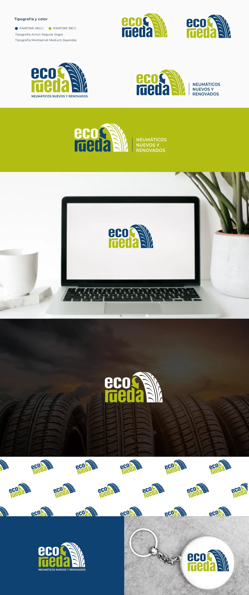 LOGO ECORUEDA_Tipografía y color