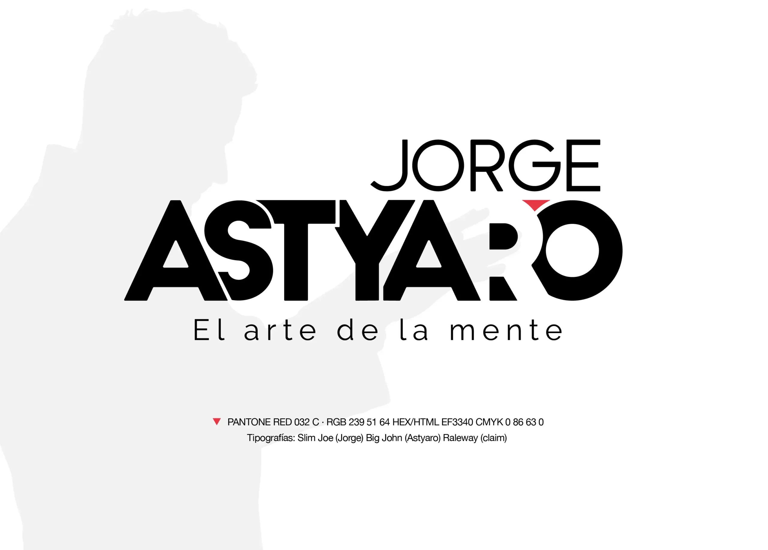LOGO JORGE ASTYARO · colores-tipografía